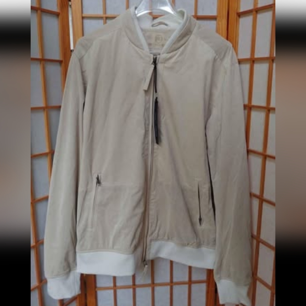 NWT Nifty Genius Mens Size Large Jacket Faux Suede Tech Coat
